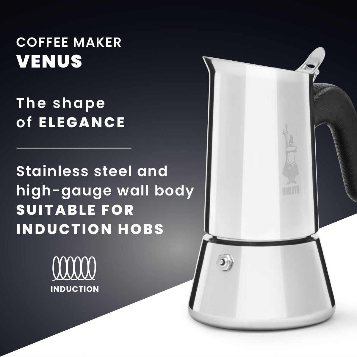 Bialetti Venus Stainless Steel Espresso Maker