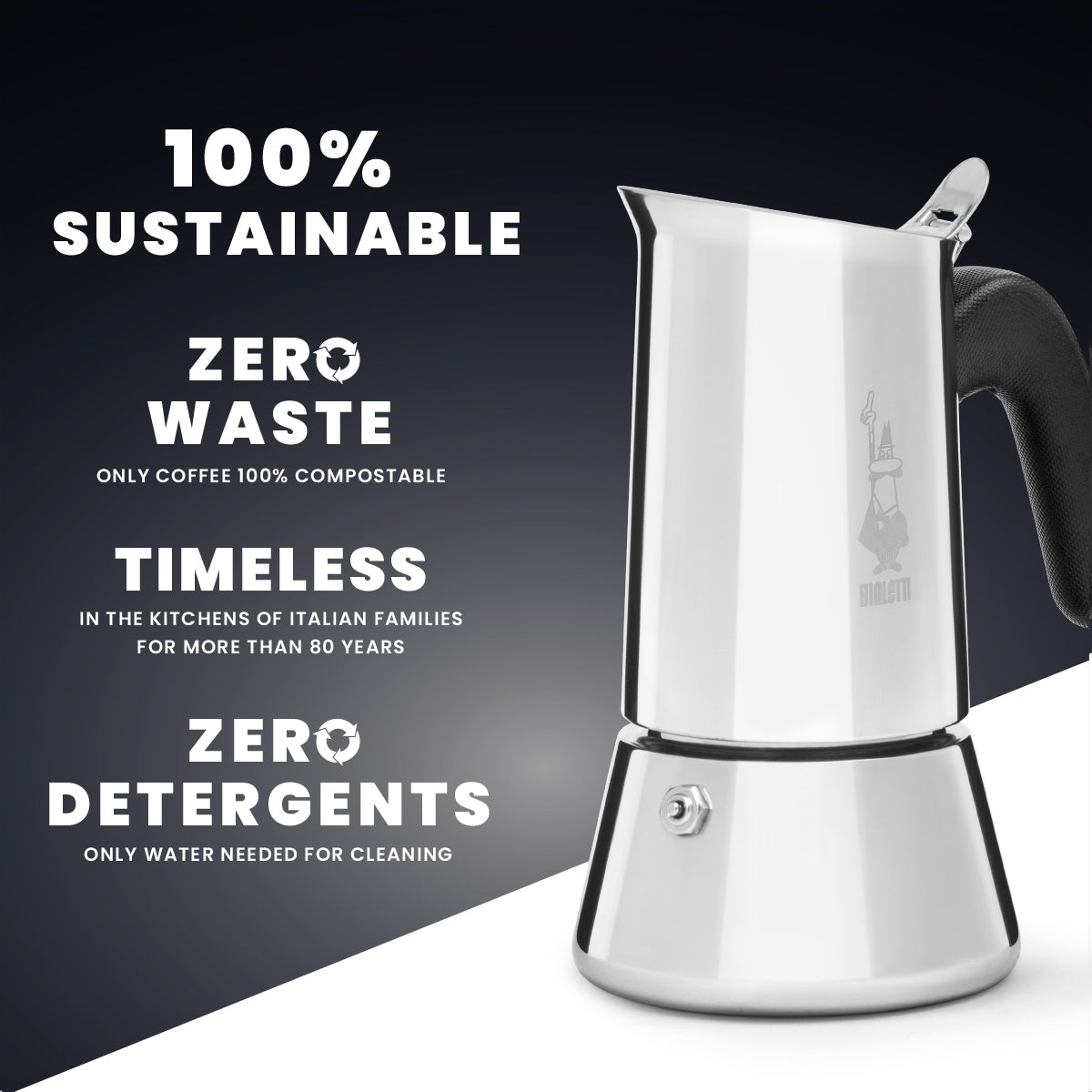 Venus Stainless Steel Espresso Maker