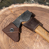 BeaverCraft Bushcraft Hatchet with Leather Sheath