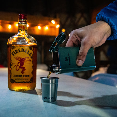 The Pre Party Shot Glass and Flask Set