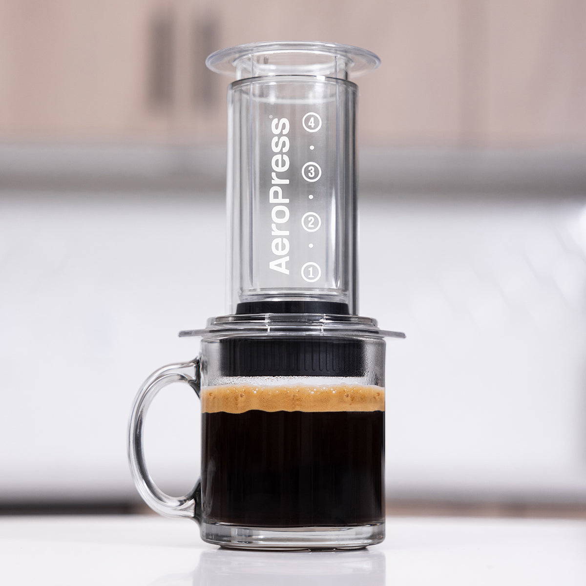 Clear Espresso and Coffee Maker