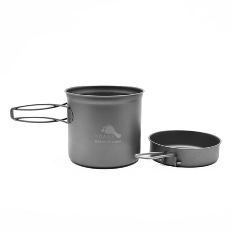 Titanium 1100ml Pot & Pan Set