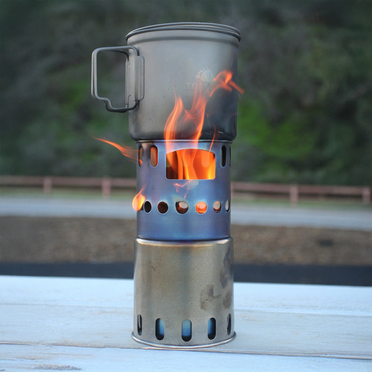 Titanium D105 Wood Burning Backpacking Stove