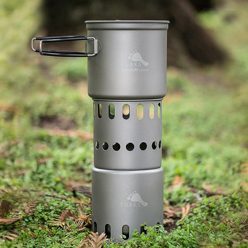 Toaks Titanium D105 Wood Burning Backpacking Stove