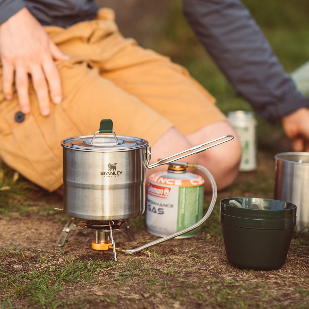 The Stainless Steel Cook Set For Two, 1 Litre