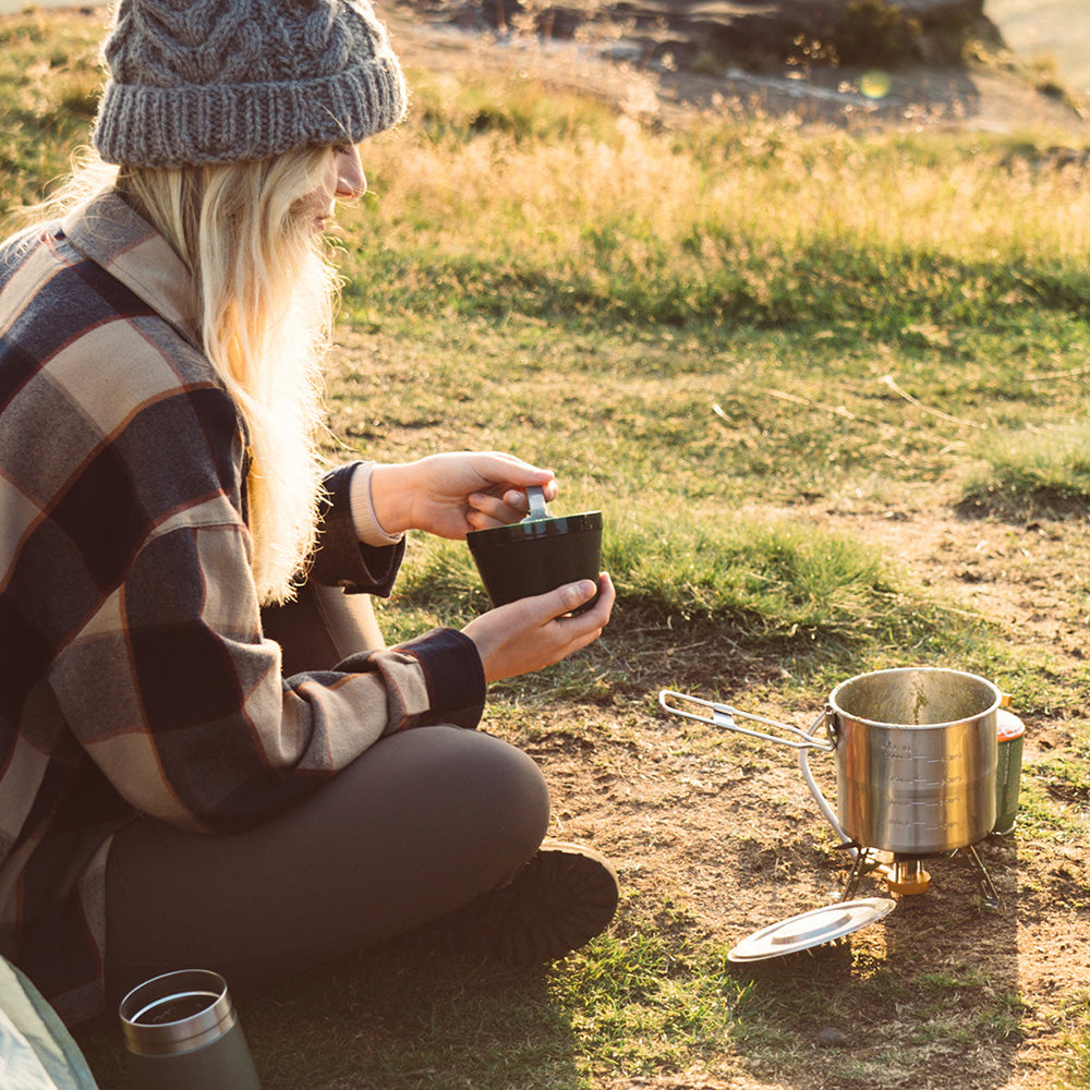 The Stainless Steel Cook Set For Two, 1 Litre