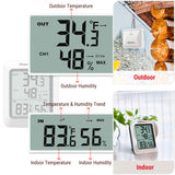 Indoor-Outdoor Weather Thermometer & Hygrometer