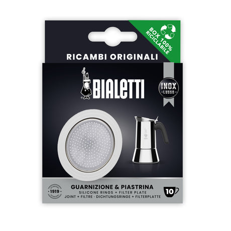 Bialetti Venus Replacement Gasket & Stainless Steel Filter