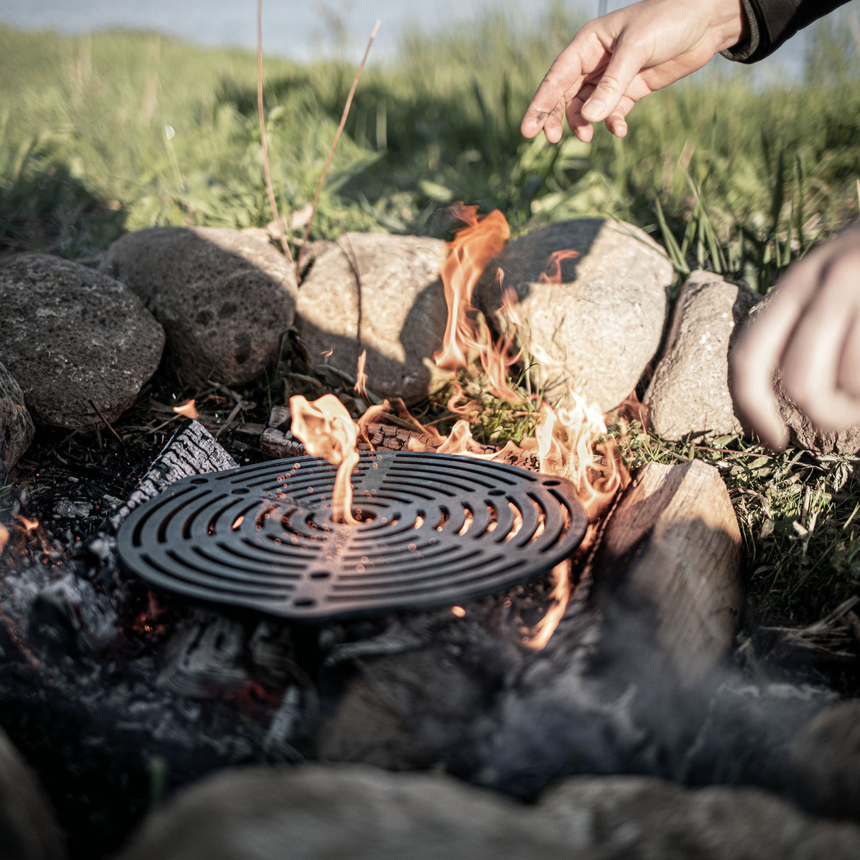 Cast Iron Stacking Grate & Grill