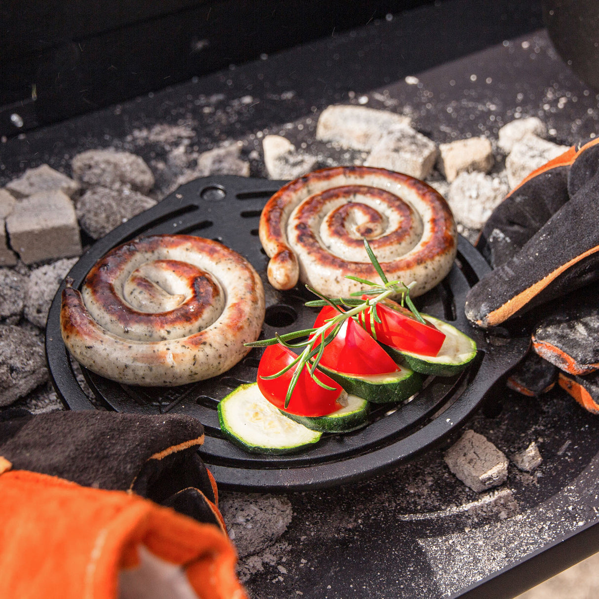 Cast Iron Stacking Grate & Grill