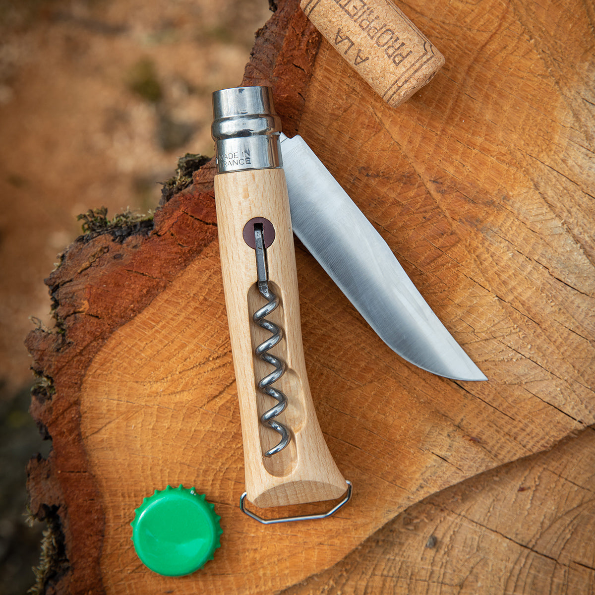 No. 10 Corkscrew Knife with Bottle Opener